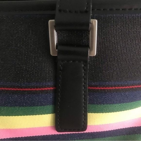 RELIC Tote Canvas Multicolored Stripes Size 13” x 11 - Picture 3 of 12